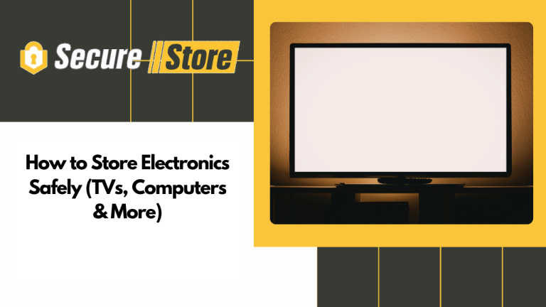 How to Store Electronics Safely (TVs, Computers & More)
