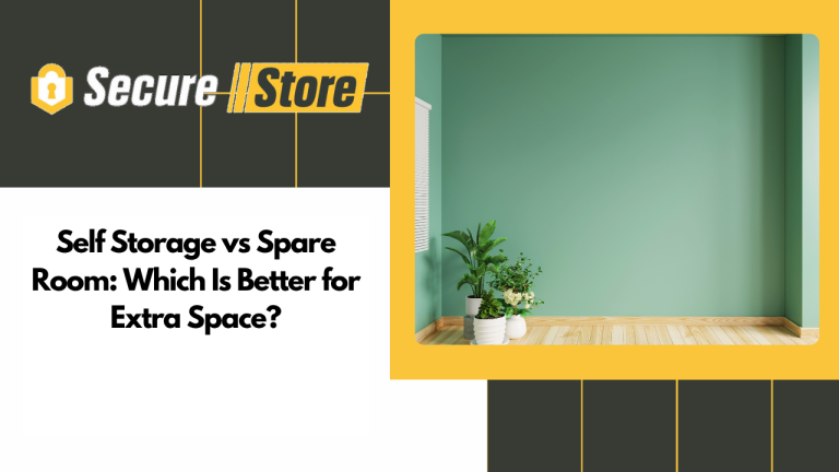 Self Storage vs Spare Room: Which Is Better for Extra Space?