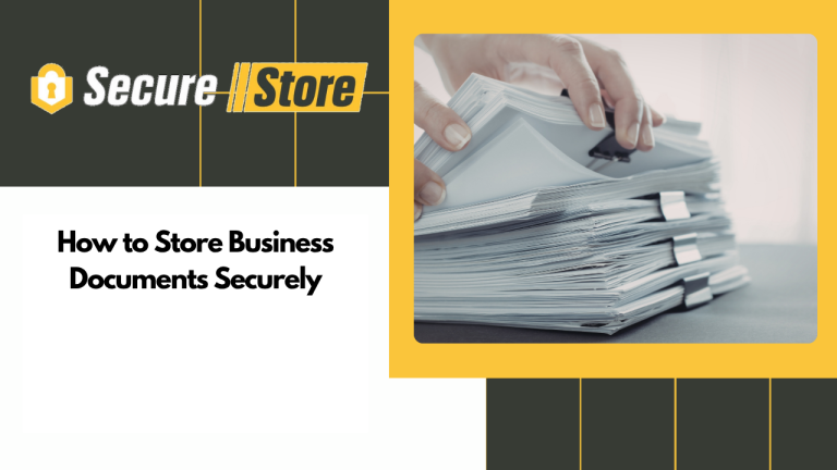 How to Store Business Documents Securely
