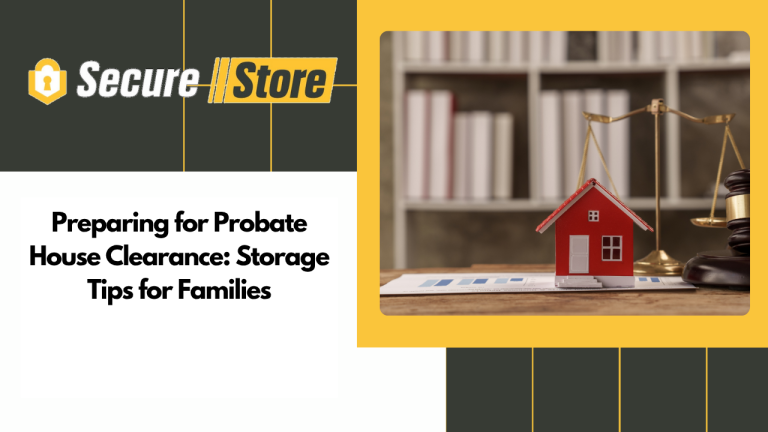 Preparing for Probate House Clearance: Storage Tips for Families