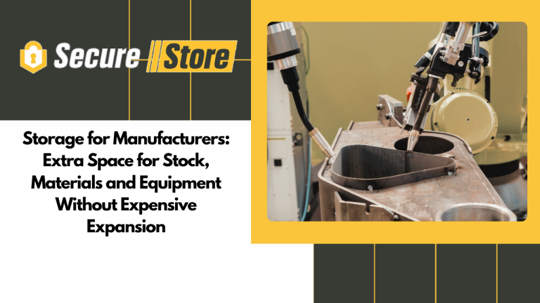 Storage for Manufacturers: Extra Space for Stock, Materials and Equipment Without Expensive Expansion