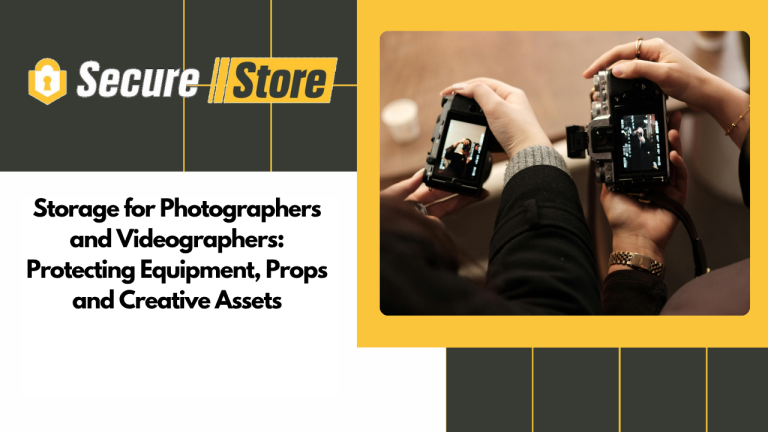 Storage for Photographers and Videographers: Protecting Equipment, Props and Creative Assets