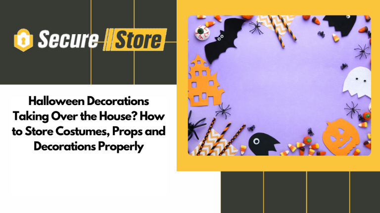 Halloween Decorations Taking Over the House? How to Store Costumes, Props and Decorations Properly