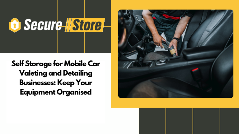 Self Storage for Mobile Car Valeting and Detailing Businesses: Keep Your Equipment Organised